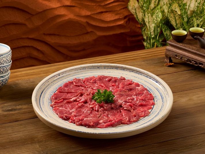 Thịt bò tươi nhúng – Bò Tơ Quán Mộc