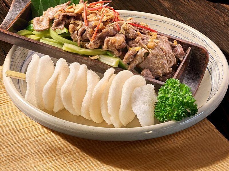 Nộm bò tươi rau tiến vua – Bò Tơ Quán Mộc