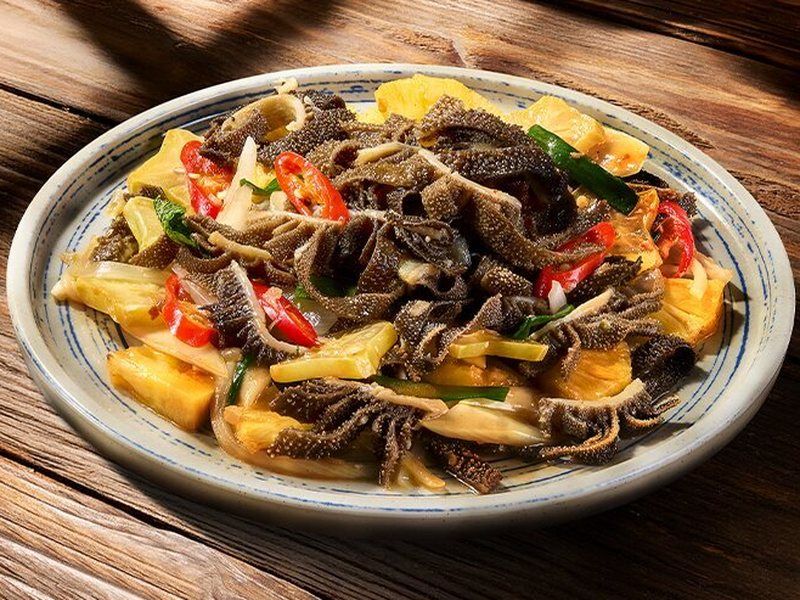 Sách bò xào khế – Bò Tơ Quán Mộc